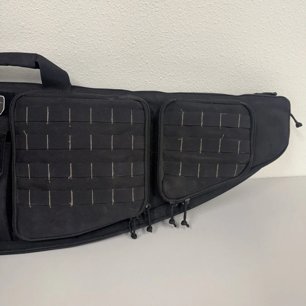 GPS Tactical Case with External Handgun Case Black 35 in.